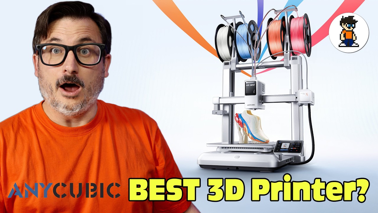 Anycubic Kobra X — самый дешевый и ЛУЧШИЙ многоцветный 3D-принтер 2026 года? Распаковка — Настрой...