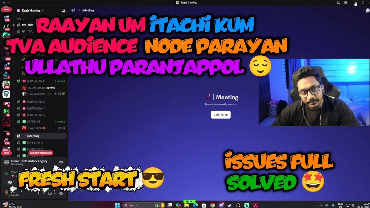 RAAYANUM ITACHI KUM TVA AUDIENCE NODE PARAYAN ULLATHU PARANJAPPOL 😌 ELLA ISSUES UM SOLVED 😮‍💨 #gtarp