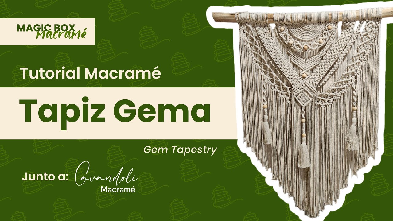 Cómo Hacer un Hermoso Tapiz Macramé: Tutorial paso a paso