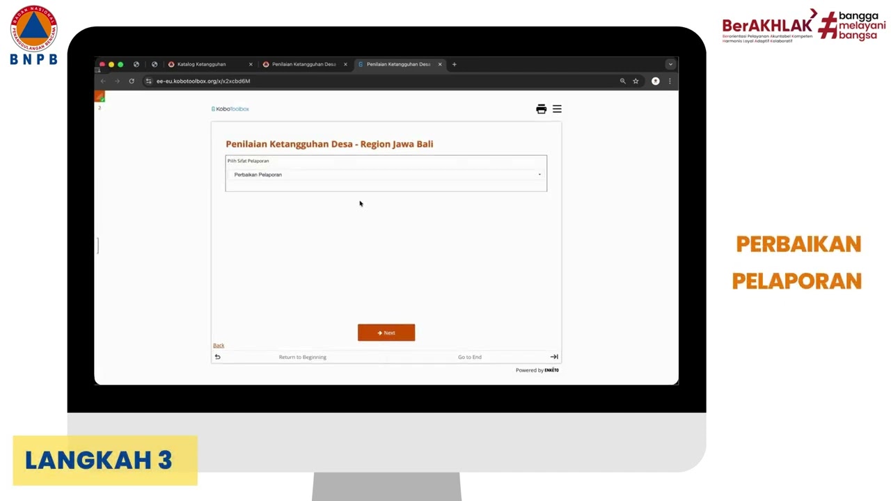 Panduan Upload Bukti Verifikasi Penilaian Ketangguhan Desa