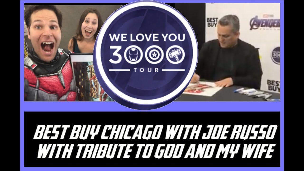 We Love You 3000 Tour Chicago with Joe Russo (and tribute to God and my wife) 2019