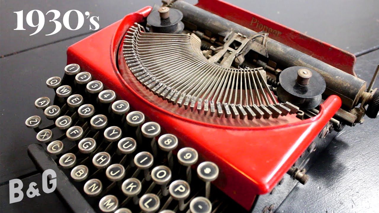 1930s Portable Typewriter Restoration