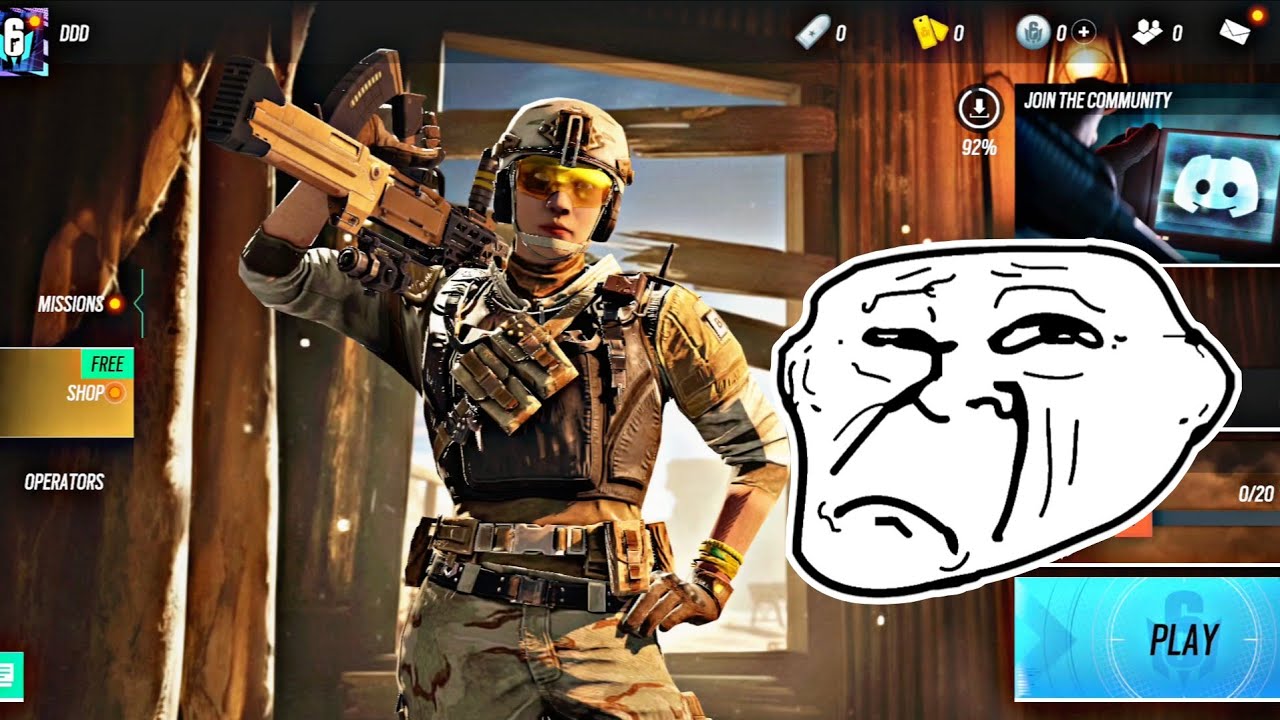 Rainbow six mobile first gameplay ultra graphics// Infinix hot 60 pro+