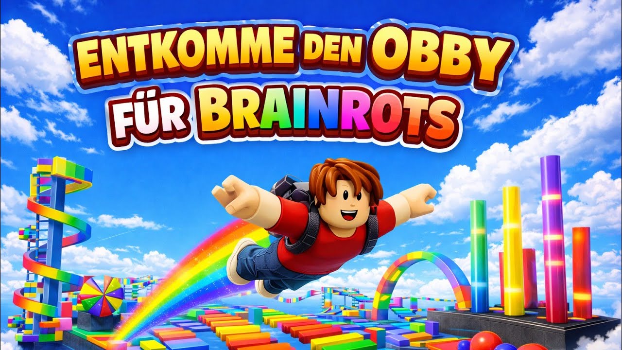 Ich spiele heute entkomme den Obby  für Brainrots  in Roblox