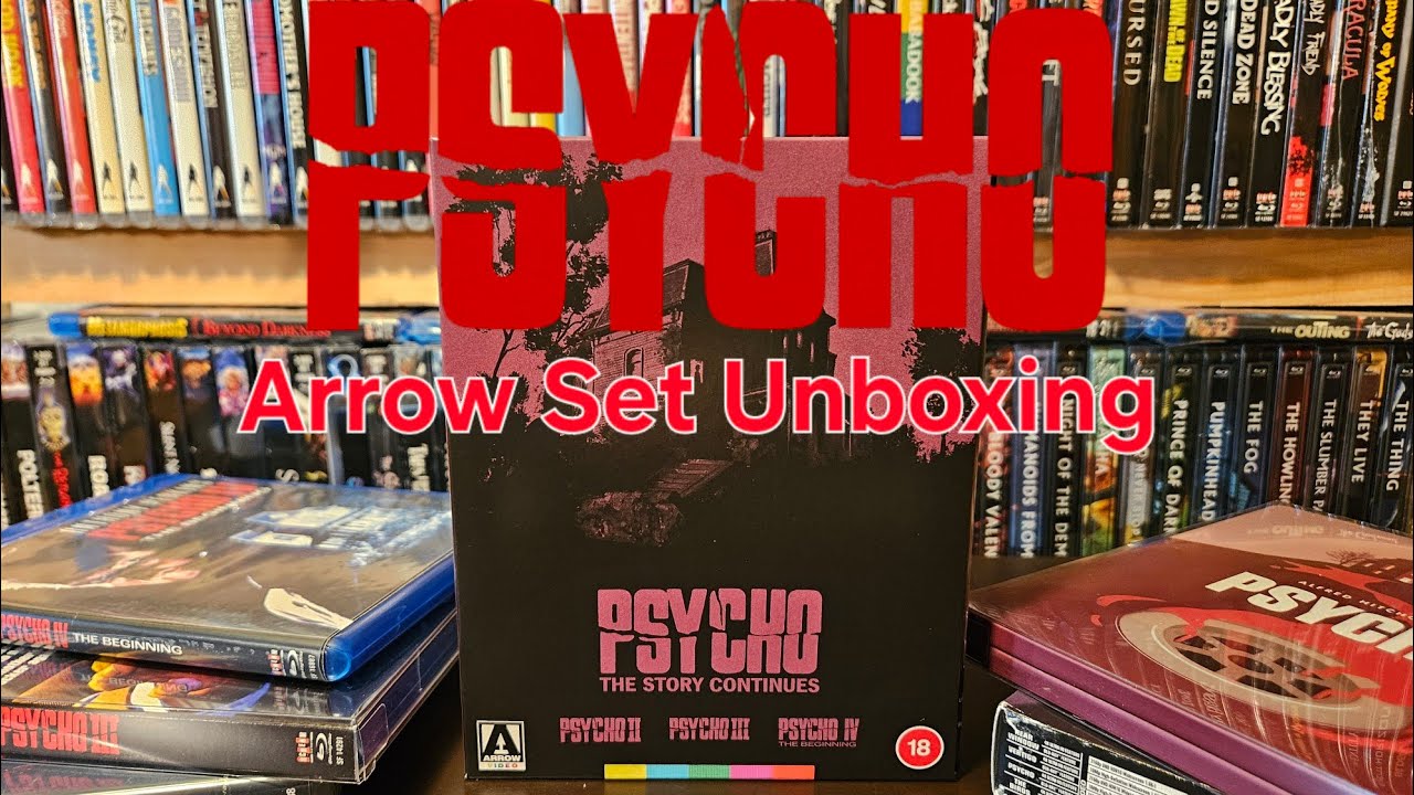 Psycho: The Story Continues 4K Arrow Box Set Unboxing!