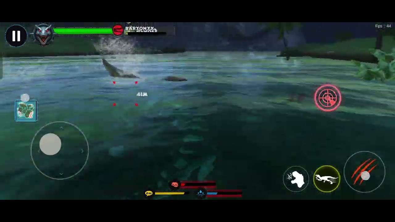 I fought using the T-Rex skin for 1 minute