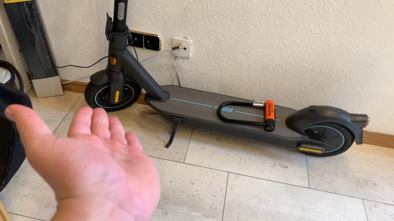 Wie schließe ich meinen E-Scooter ab? | Segway by Ninebot G30D