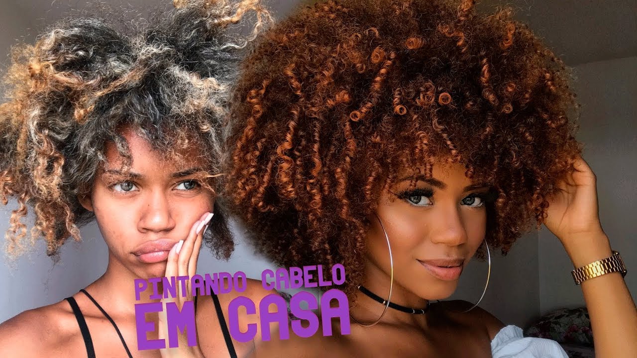 Como pintar o cabelo crespo em casa