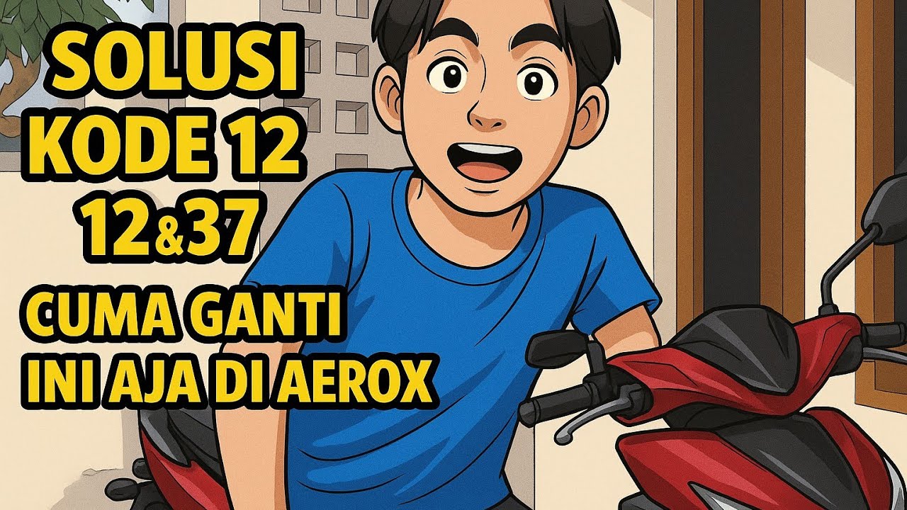 CARA MENGATASI KODE 12 DAN KODE 37 DI MOTOR YAMAHA AEROX DAN NMAX ‼️
