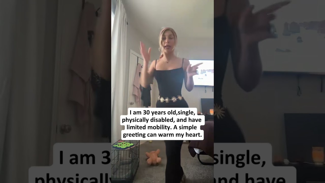 I'm 30 yo old single woman physically disabled just say hi.