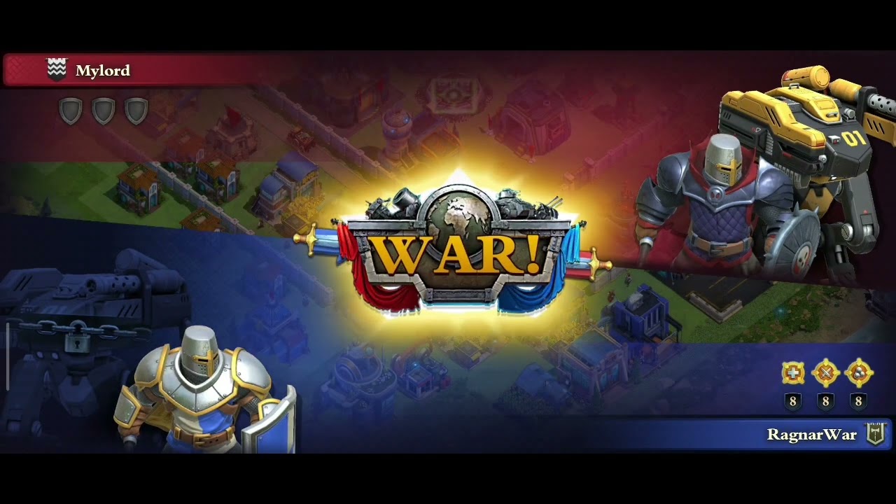 Dominations War - Mandor Kawat Ranged Infantry X Ragnar War Mortar Attack