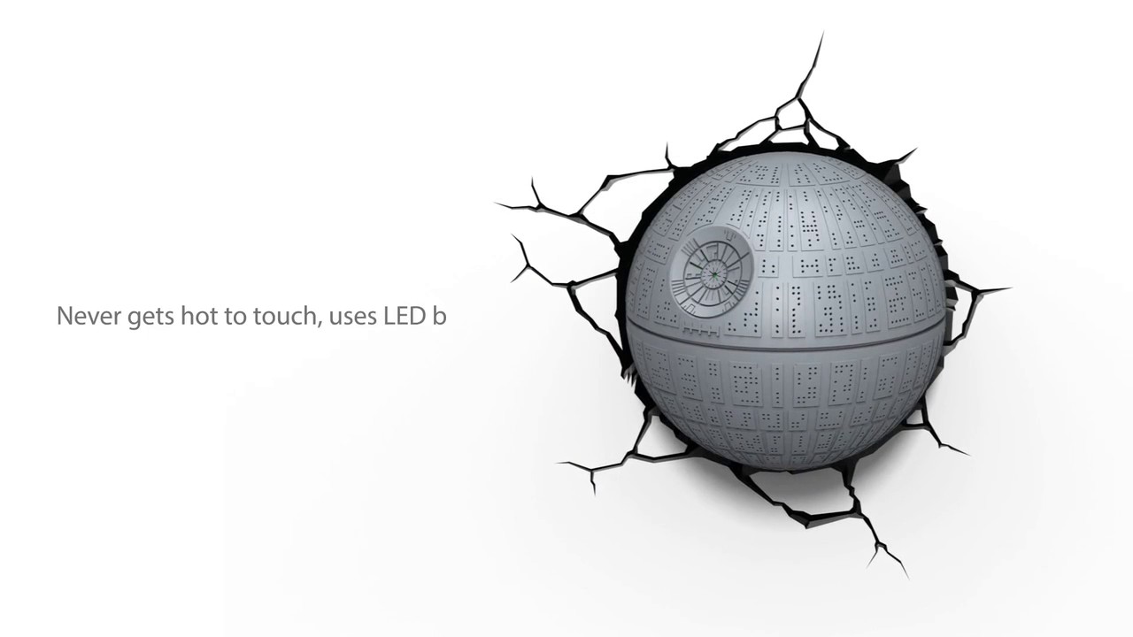 3D Светильник для детей Star Wars Death Star&trade; 3D Deco Light