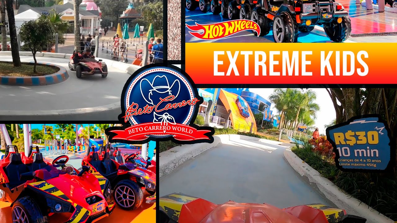 CARRINHO HOT WHELLS EXTREME KIDS BETO CARRERO