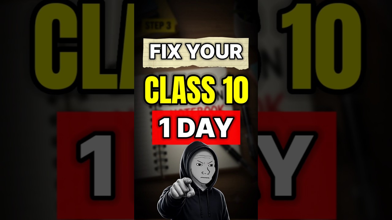 How to start class 10 ( before it's to late ❌️) | class 10 board exam 2027 | #shorts