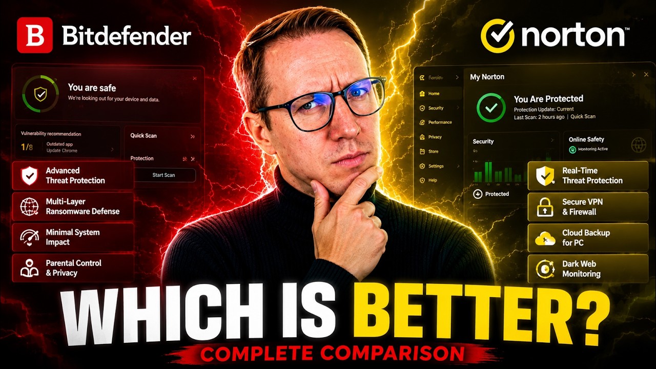 Norton vs Bitdefender which antivirus software is actually better in 2026?