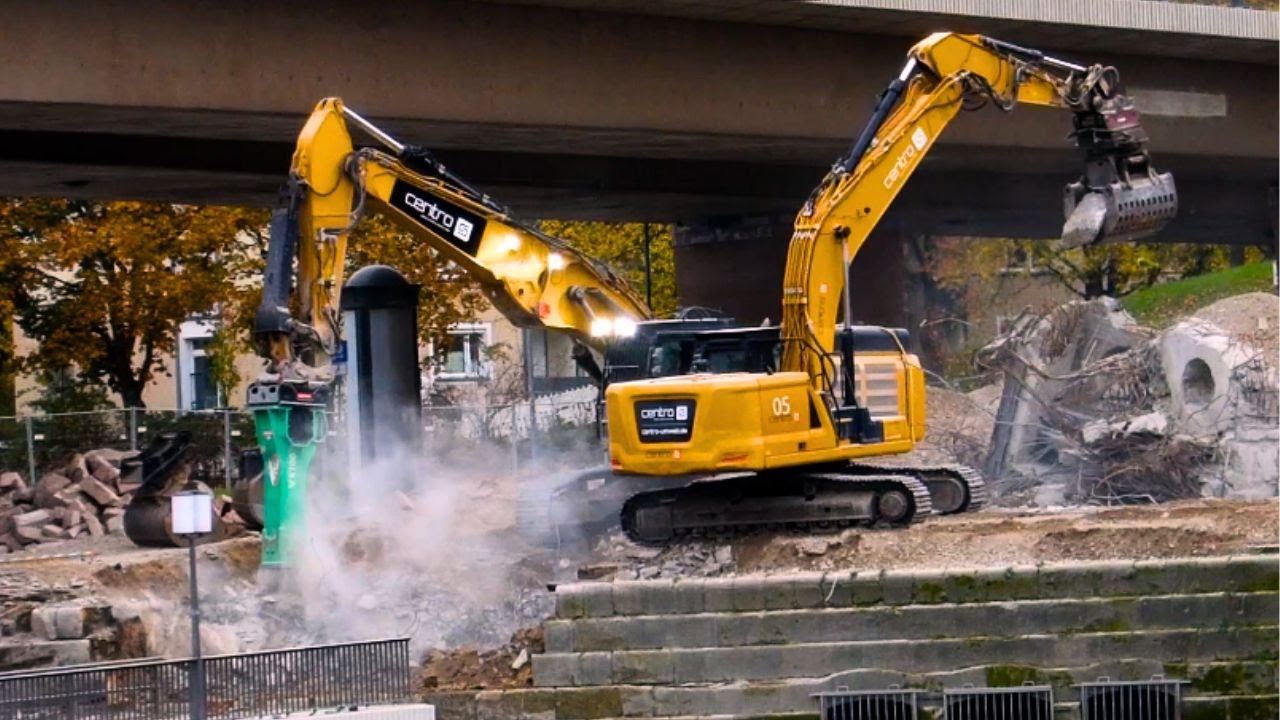 Carolabrücke in Dresden: Aktueller Stand der Abbrucharbeiten #update 05.11.2024