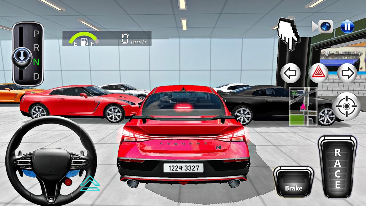 Hyundai Elantra City Car Driving Simulator || 3D Driving Class || Car Games 