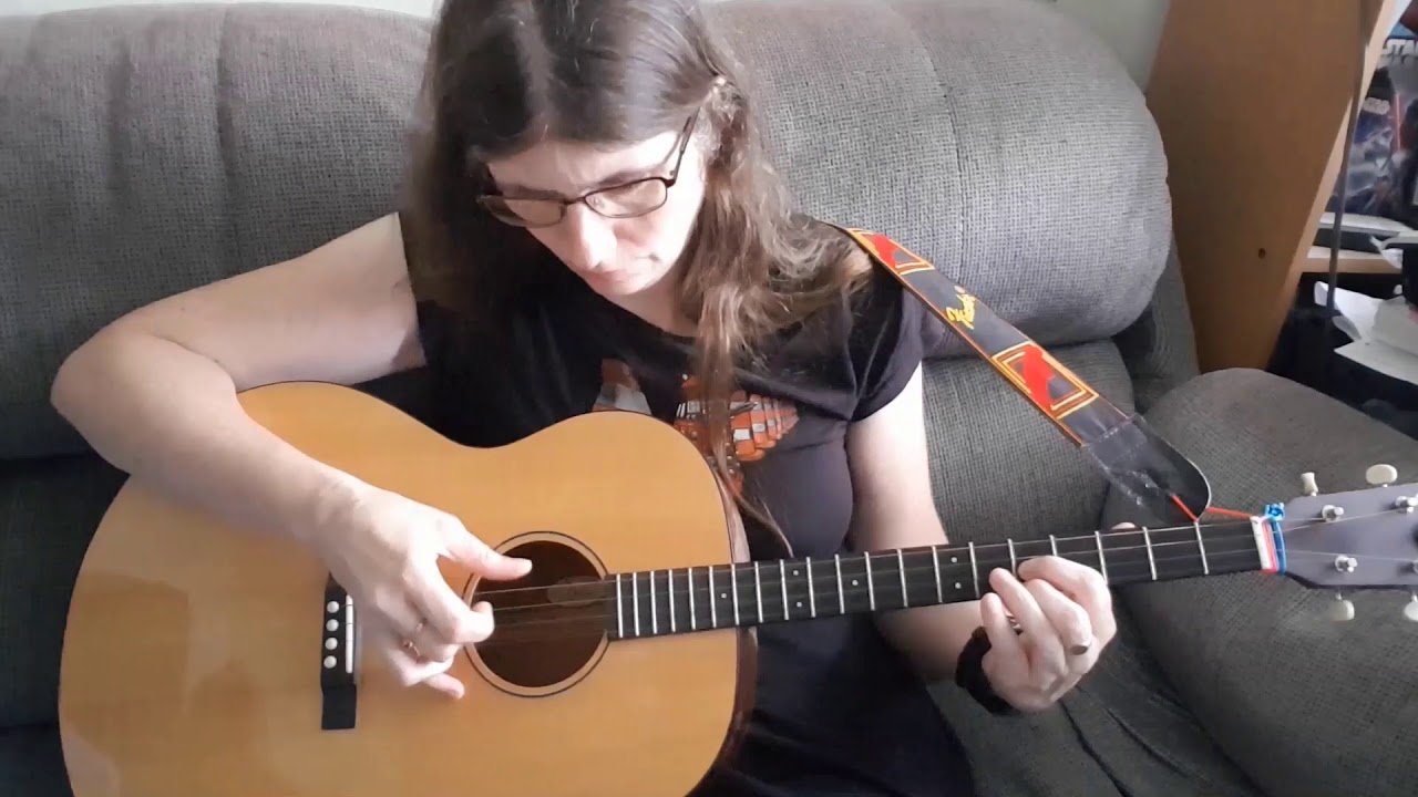 Improv 8: The Dandelion Seeds Are Flying, and I Am Staring at Them (Gold Tone tenor guitar)