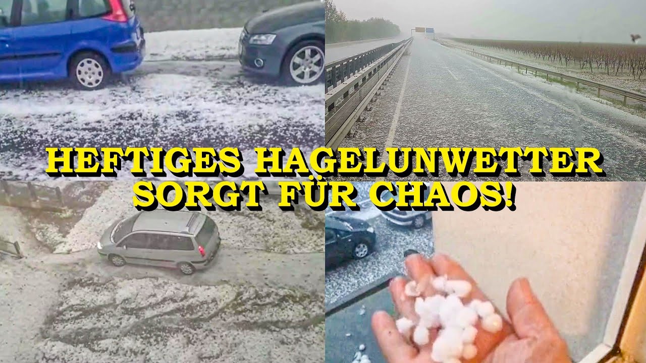 +++ HEFTIGES HAGELUNWETTER ÜBER WORMS +++ STRASSEN WERDEN ZU FLÜSSEN | GOLFBALLGROSSER HAGEL