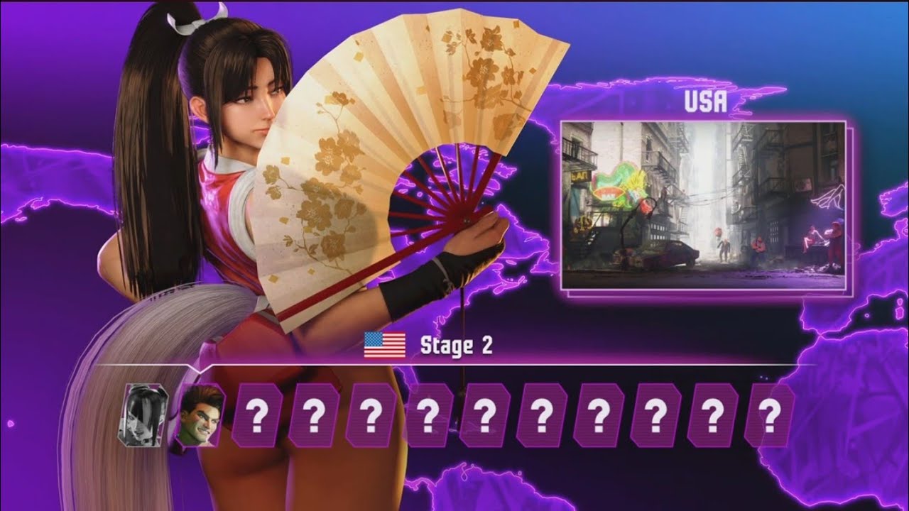 Street Fighter 6: Mai arcade mode