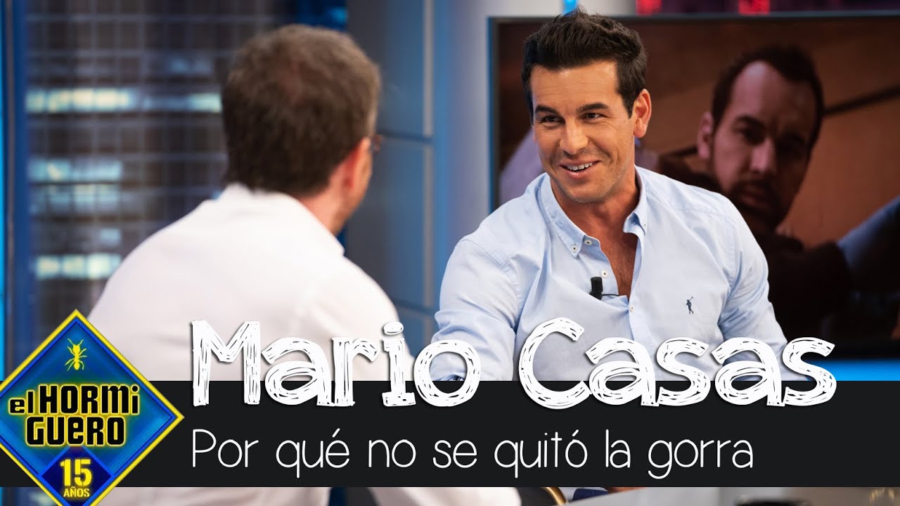 Mario Casas desvela el motivo por el que no se pudo quitar la gorra - El Hormiguero