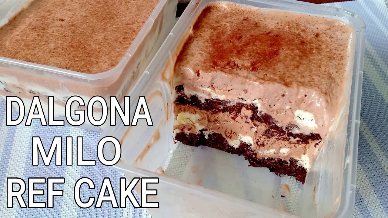 Dalgona Milo Ref Cake l Dalgona Milo Dessert l Dalgona Milo Recipe