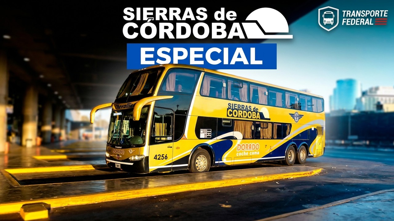 🟡🔵SIERRAS DE CÓRDOBA - LOS ESPECIALES DE TF #transportefederal #travel #omnibus