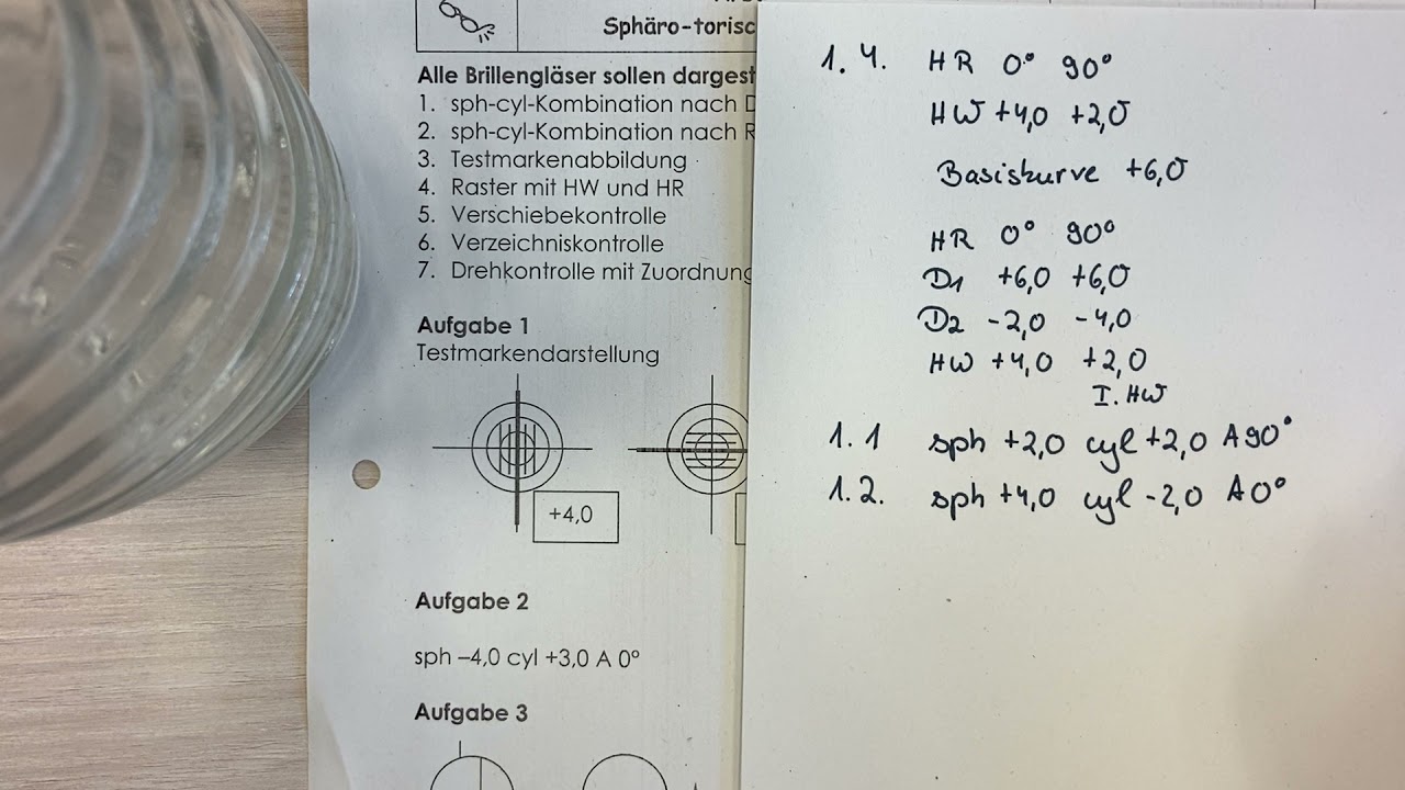 Sphäro-torische Brillengläser 1