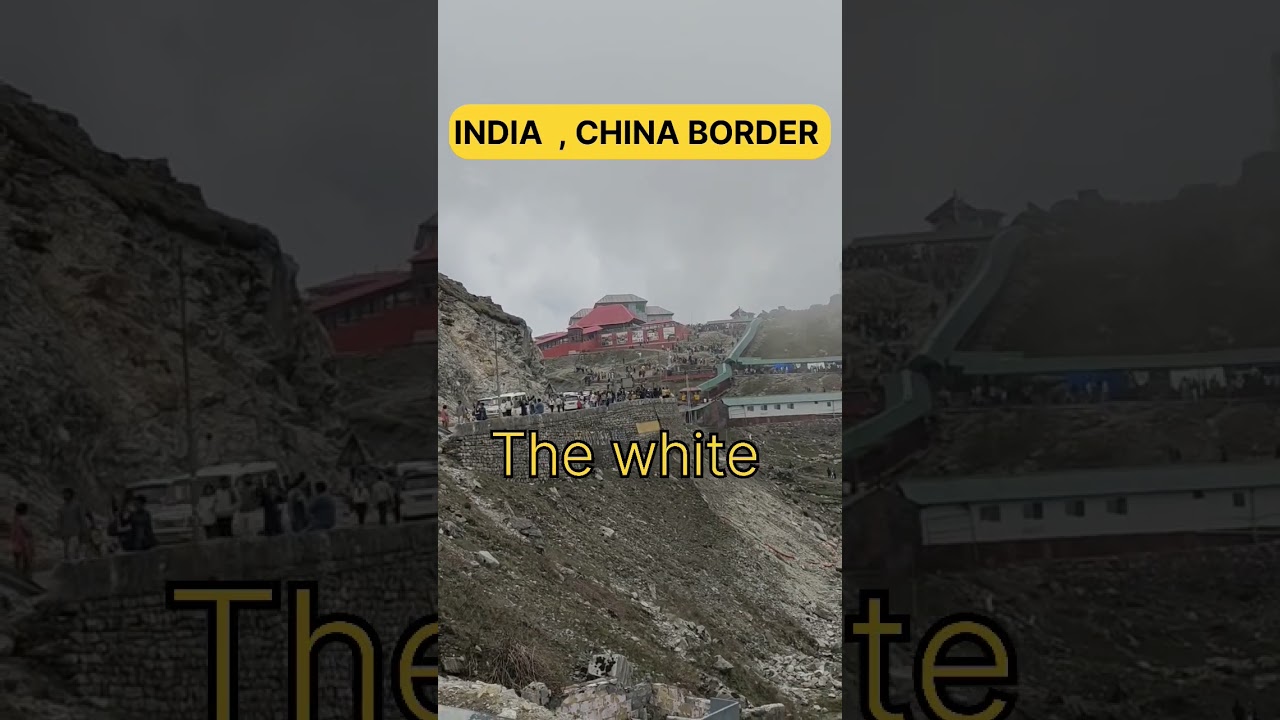🇮🇳🇨🇳 India-China Border in Sikkim | One Step, Two Countries! 😲 #shorts