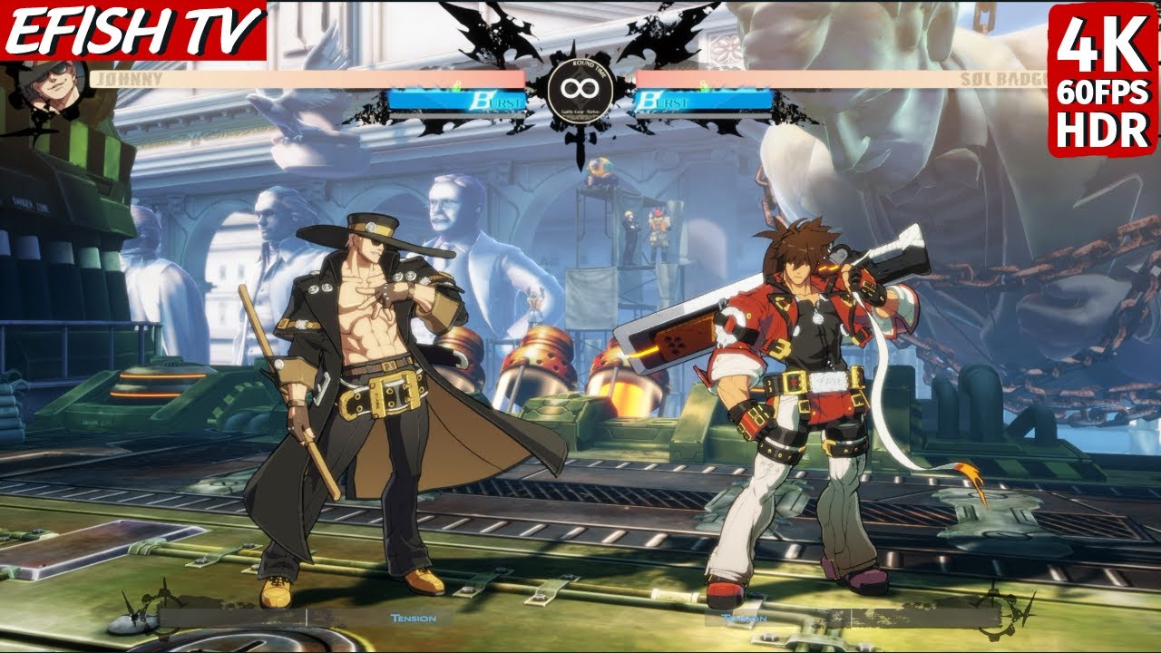 Johnny vs Sol Badguy (Hardest AI) - Guilty Gear Strive | PS5 4K 60FPS