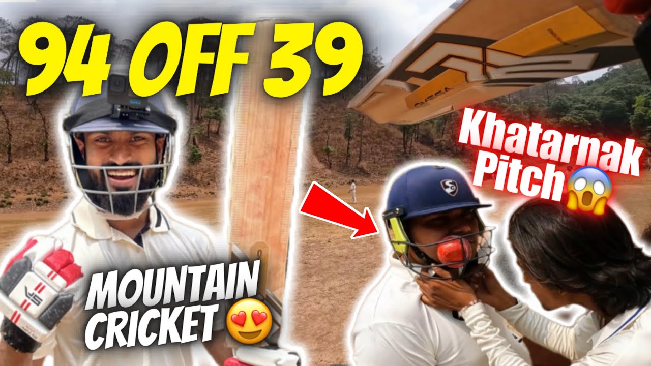 94(39) DESTRUCTIVE Battting🔥 by MODERN DAY CRICKET😍 | AKELE Match JEETA DIYA? 😳| NAINITAL MATCH VLOG