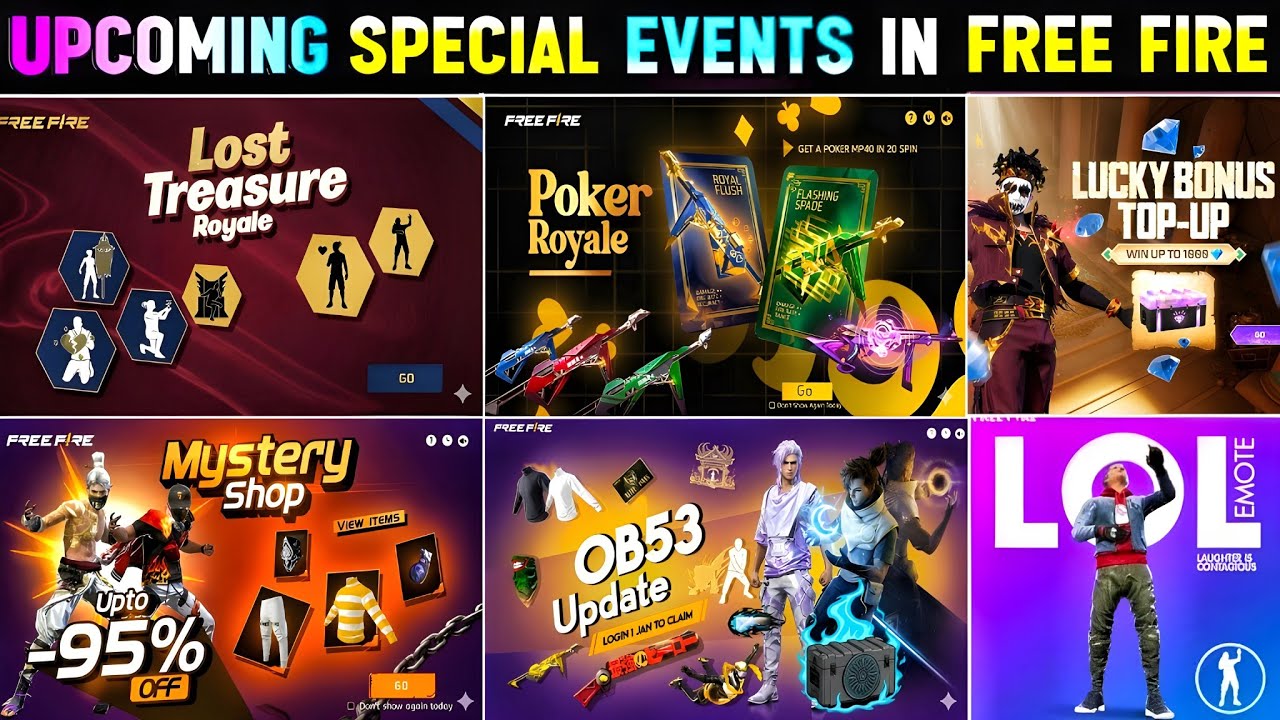 Flag Emote Return, Poker Mp40 Return 🤯🥳| next mystery shop | ob53 update | free fire new event 