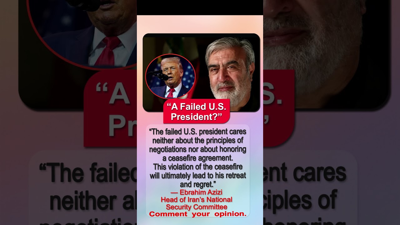 Iran&rsquo;s Warning to Trump: &ldquo;Ceasefire Violation Will Lead to Regret&rdquo;