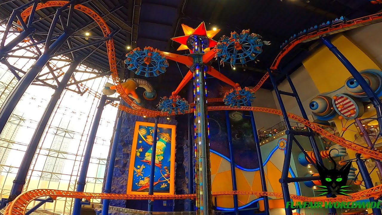 Unleash the Fun: Intamin Rides SPINNING ORBIT at Berjaya Times Square Theme Park 🇲🇾