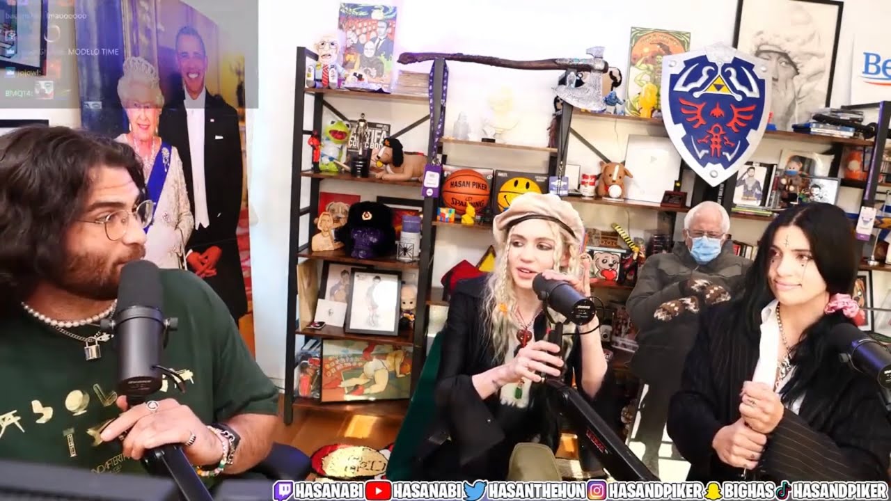 HasanAbi APRIL FOOLS (feat. Grimes & Nadya Tolokonnikova) Twitch Livestream VOD [Pt 2/2]