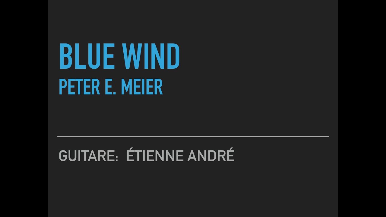 Peter E. Meier - Blue Wind