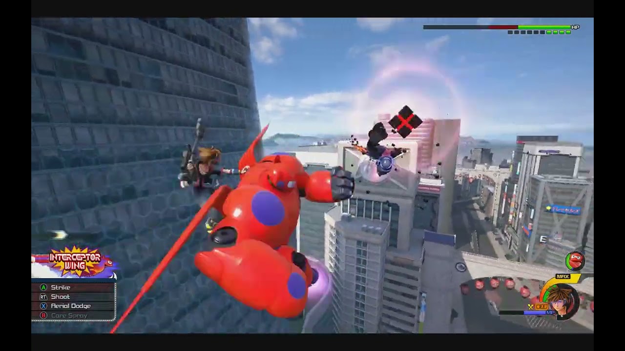 Kingdom Hearts 3 - Dark Baymax (Critical Mode, All Pro Codes)