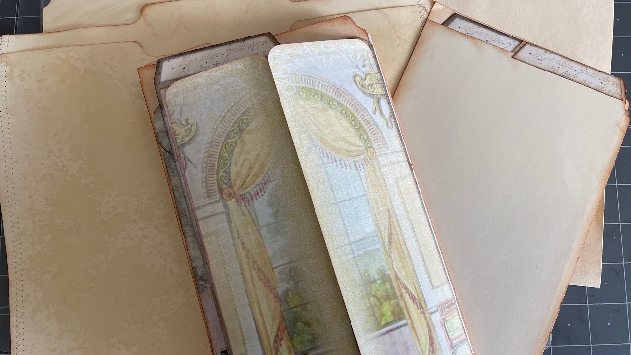 Making an altered file folder journal!  Craft and Chat