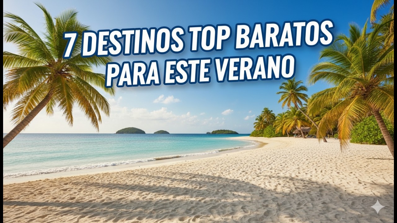 7 Destinos Top Baratos para Verano 2026 ☀️ Todavía hay tiempo de Reservar!