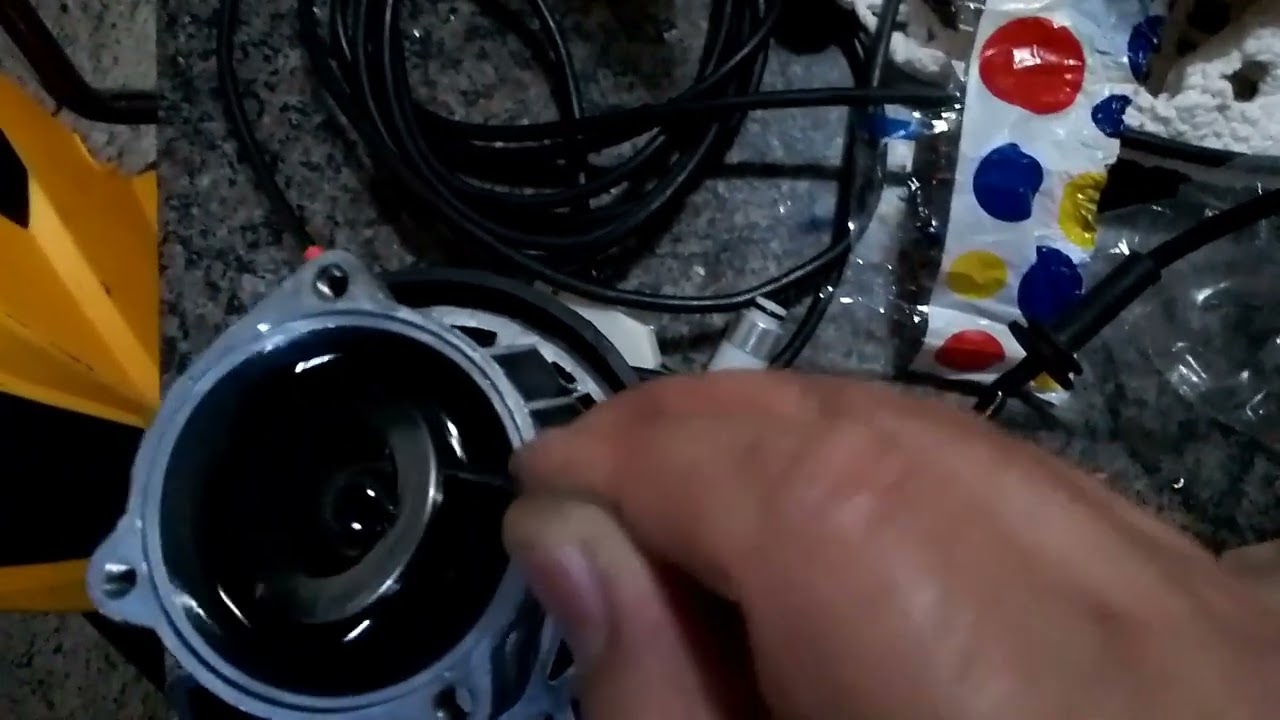 Wap líder 2200 troca do kit de válvulas de pressão e sucção e kit de vedação bomba parte1