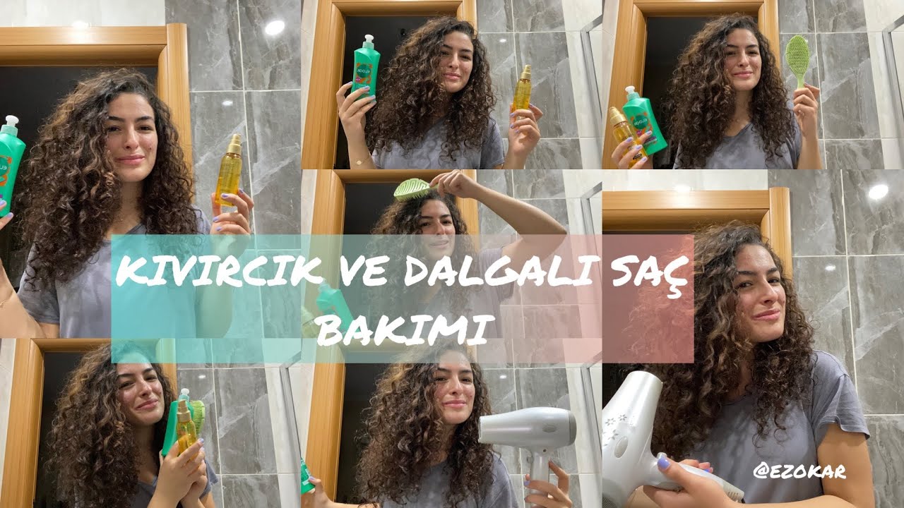 #KIVIRCIK VE #DALGALI #SAÇ BAKIMI MUHTEŞEM ETKİ!  #PANTENE #SYOSS #CURLY  #ELİDOR BELİRGİN BUKLELER