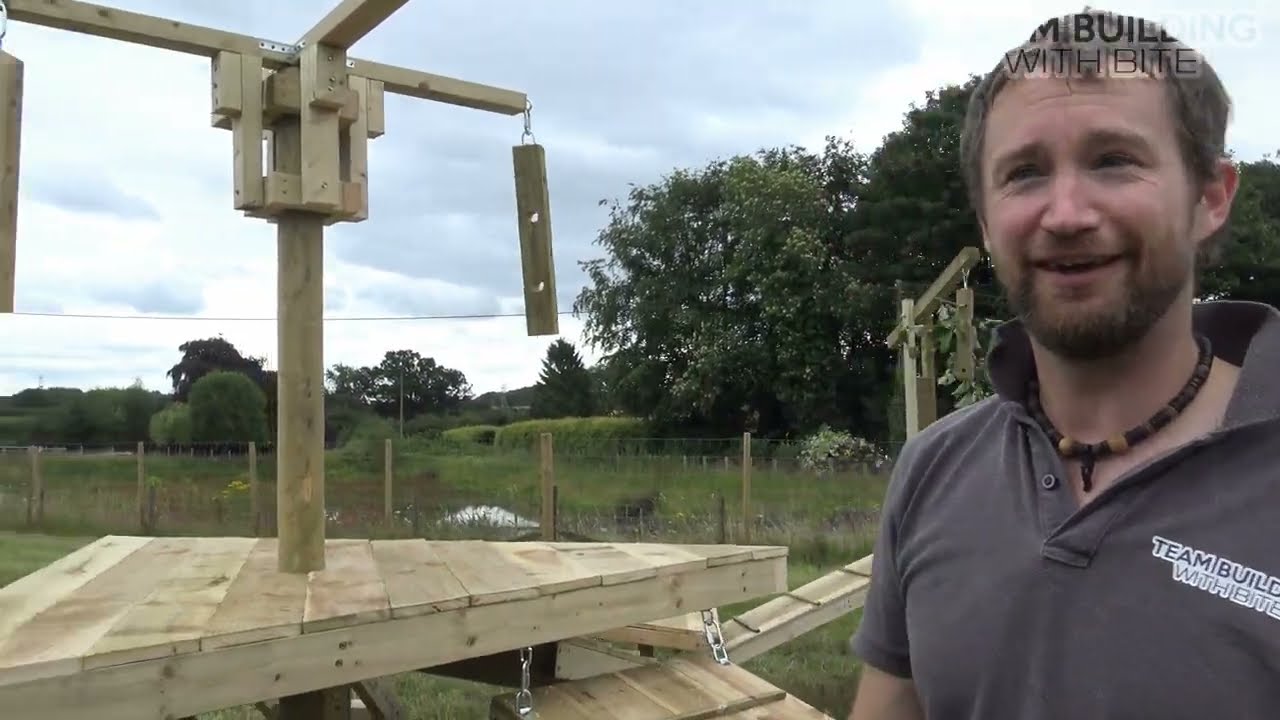 Amazing goat climbing structure and feeders.