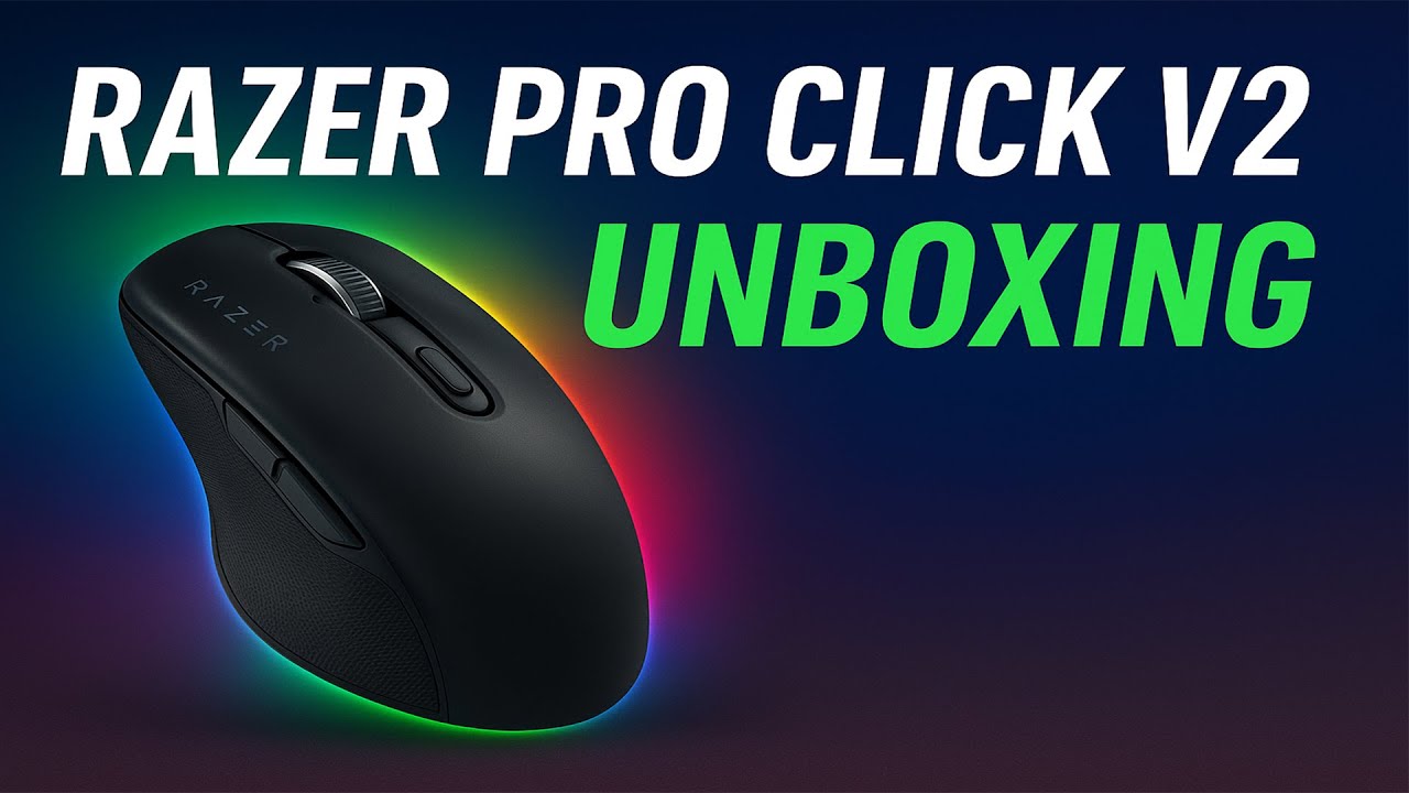 A Razer Pro Click V2 Unboxing