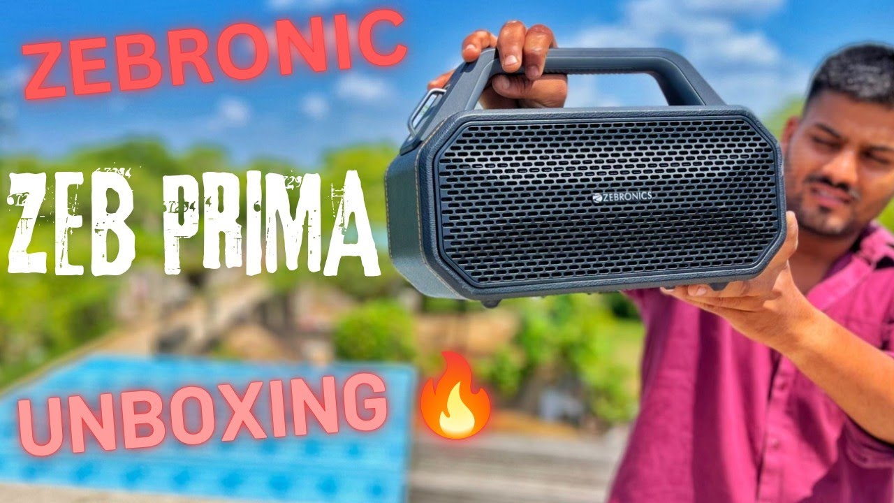 Zebronics Prima 9OW Loud Party Bluetooth Speaker 🔥UNBOXING & SOUND TEST ⚡️Under 7000/-