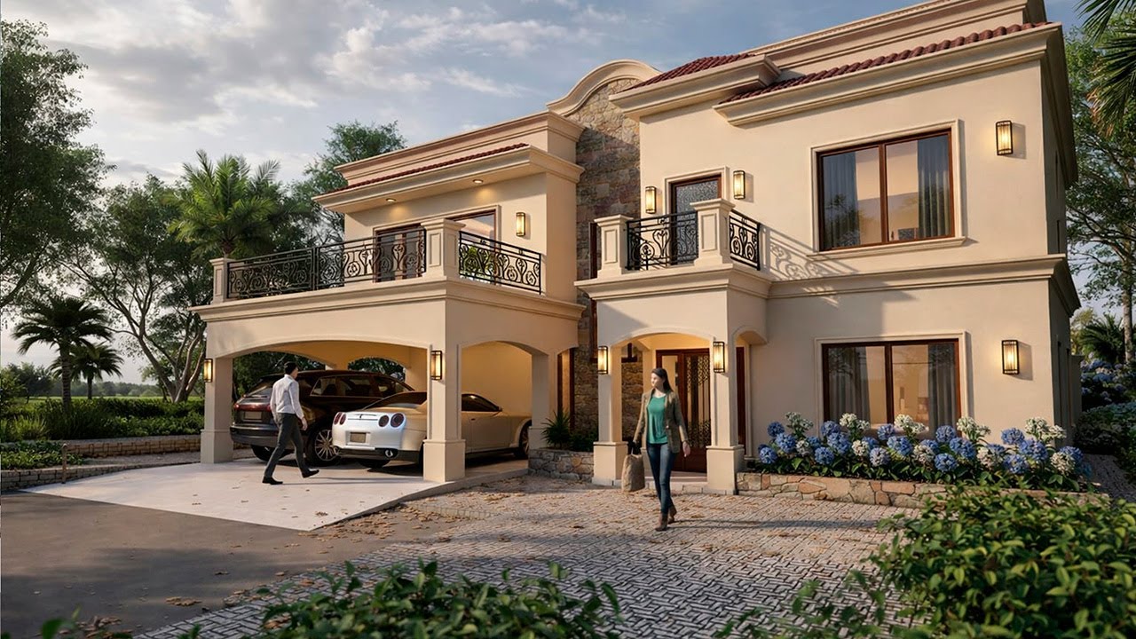 🔴HERMOSA CASA CLASICA CON 4 HABITACIONES | Diseño de Casa 15 x 12 Metros | RECORRIDO VIRTUAL 2026