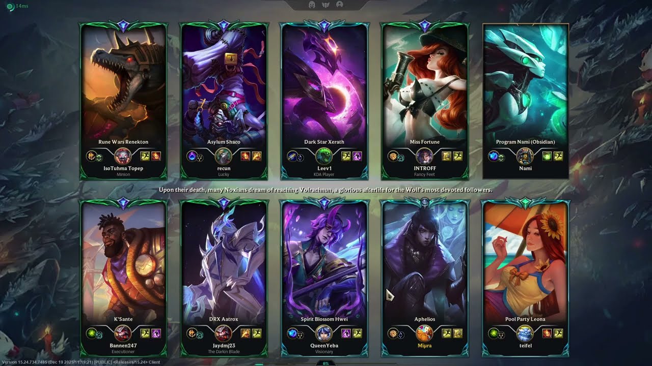 Aphelios leona vs mf nami