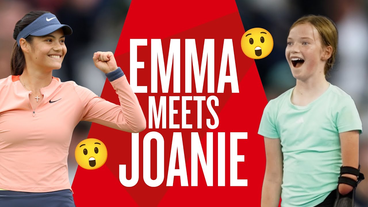Emma Raducanu Surprises 11 year old Joanie With Dream Tennis Session 😮🥹❤️ | LTA