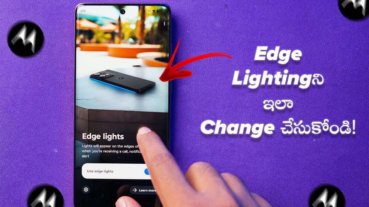 How To Turn On & Customize Edge Lighting Colors on Motorola Phones
