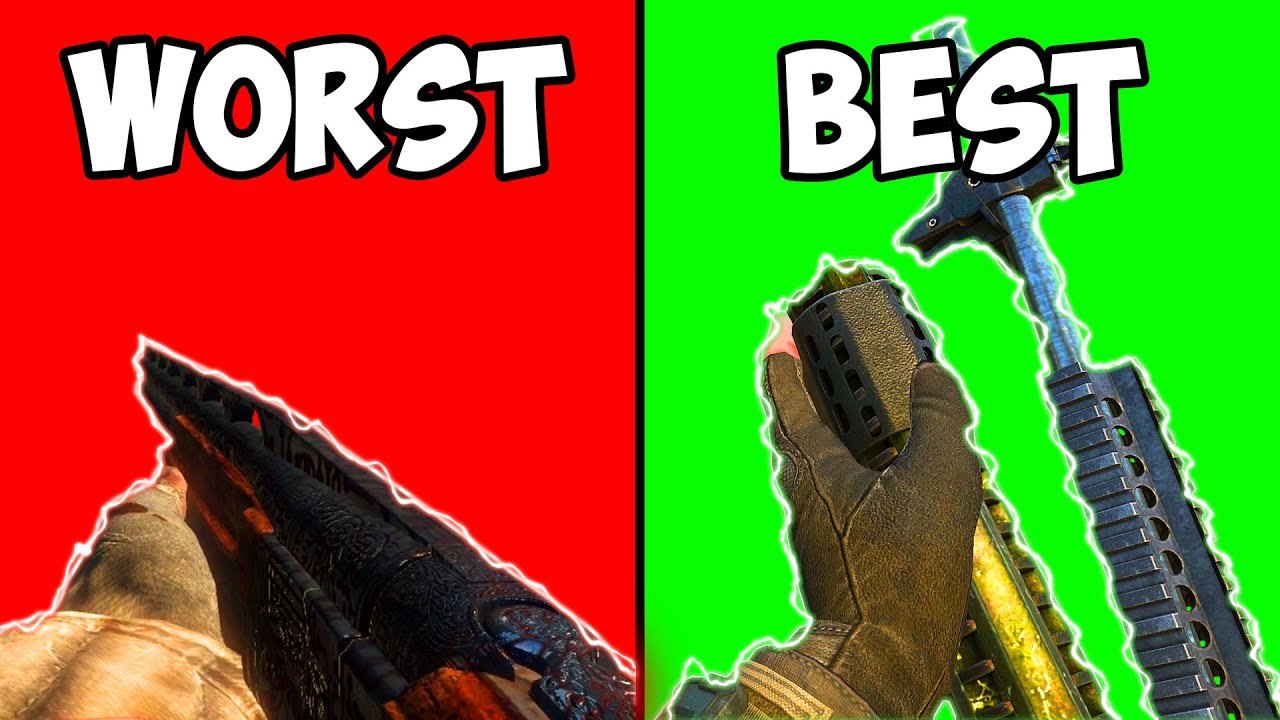 RANKING EVERY Shotgun from WaW to Bo4 Zombies