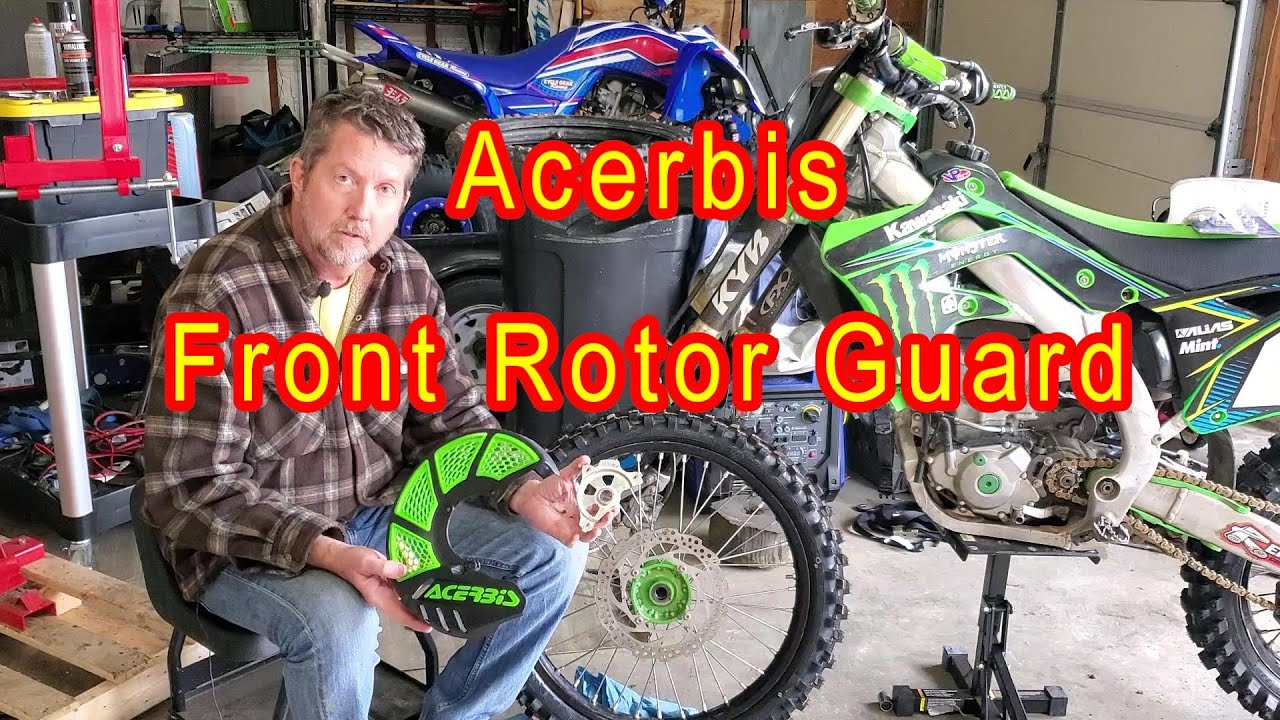 Installing a Front Rotor Guard on my KX450F